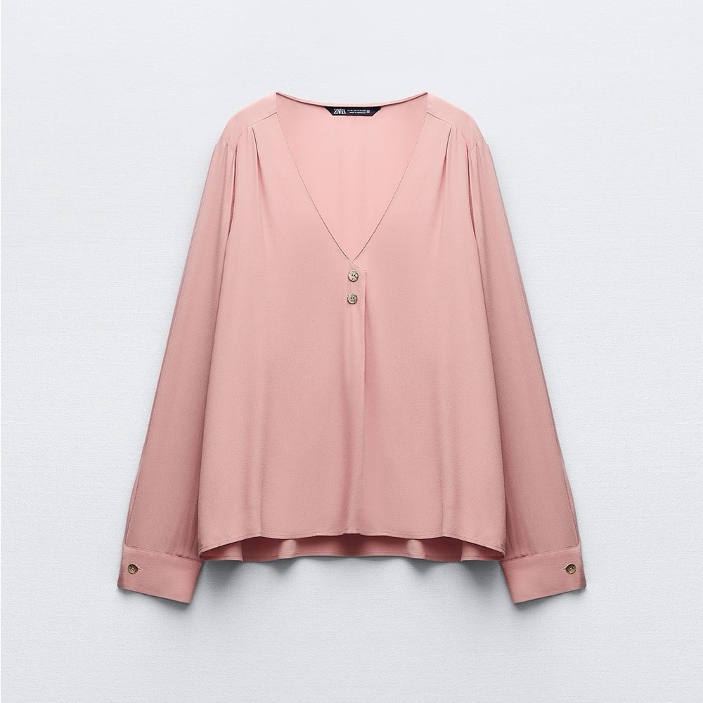 Zara Blouse V-Neck